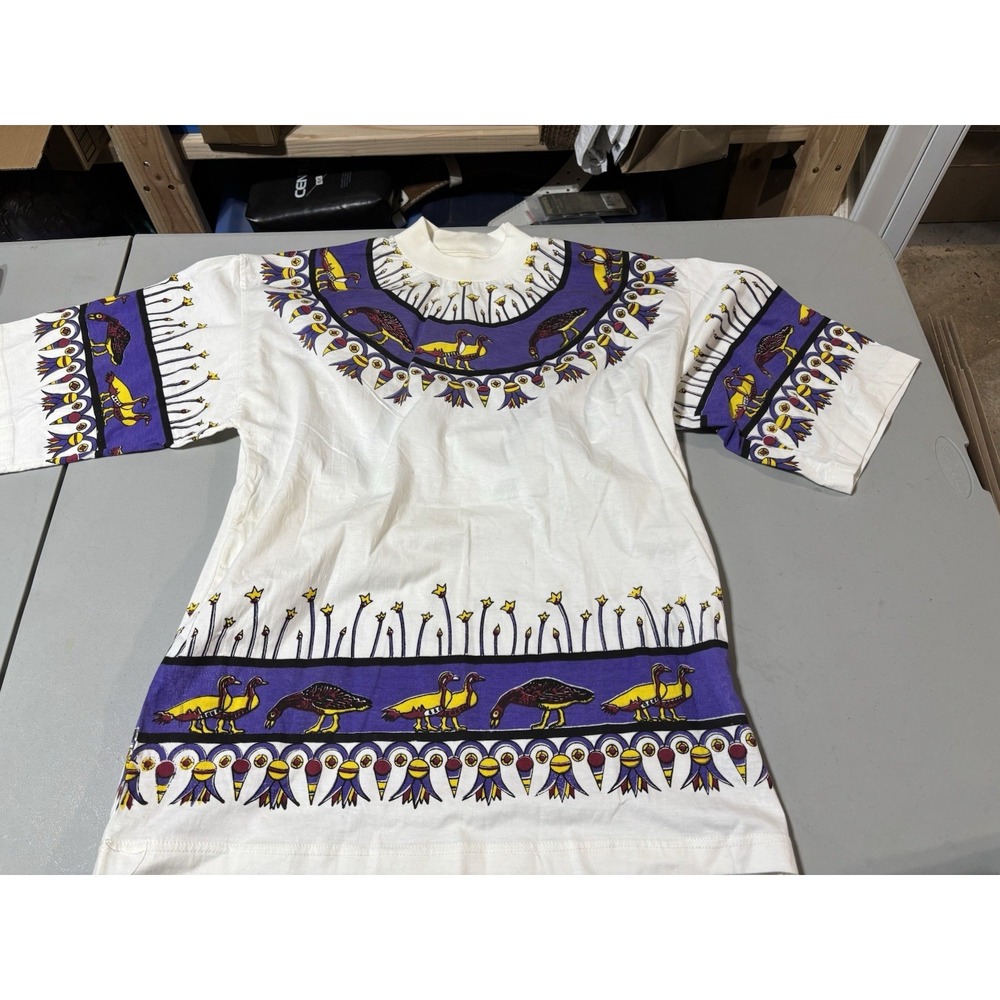 egyptian hieroglyphics Tshirt XL To Be ‎ Purple